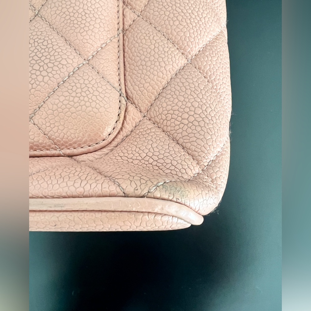 Chanel Quilted Caviar Leather Medallion Tote - Picture 8 of 16